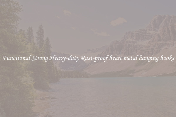 Functional Strong Heavy-duty Rust-proof heart metal hanging hooks