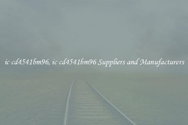 ic cd4541bm96, ic cd4541bm96 Suppliers and Manufacturers