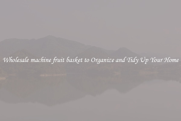 Wholesale machine fruit basket to Organize and Tidy Up Your Home