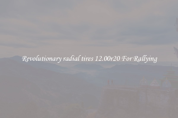Revolutionary radial tires 12.00r20 For Rallying