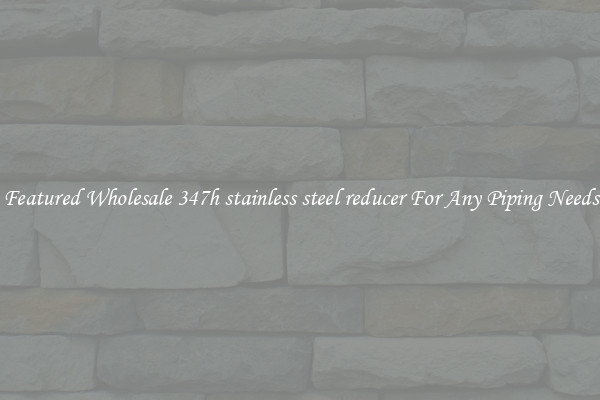 Featured Wholesale 347h stainless steel reducer For Any Piping Needs