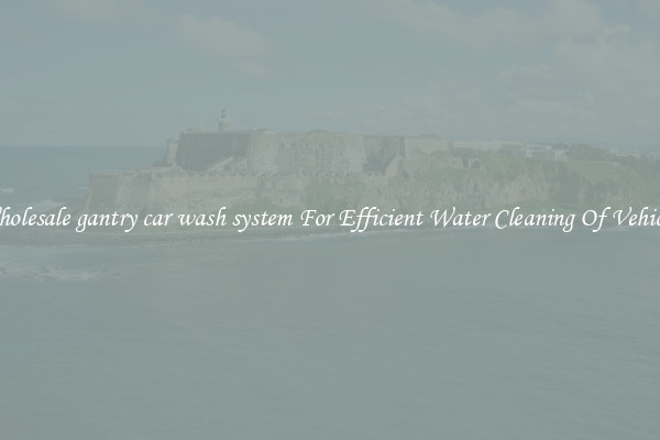 Wholesale gantry car wash system For Efficient Water Cleaning Of Vehicles