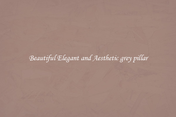 Beautiful Elegant and Aesthetic grey pillar