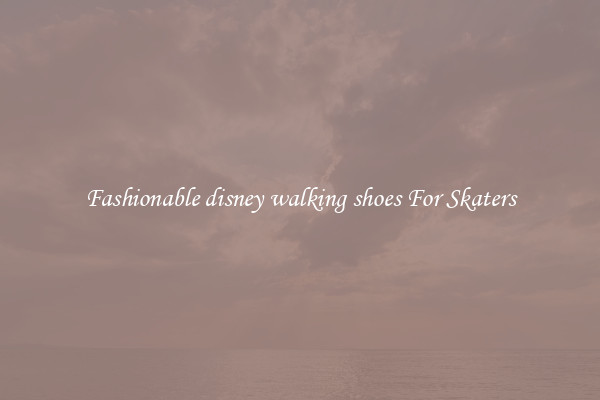 Fashionable disney walking shoes For Skaters