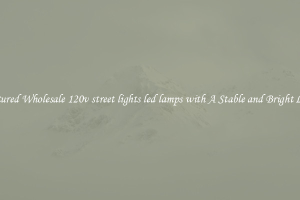 Featured Wholesale 120v street lights led lamps with A Stable and Bright Light